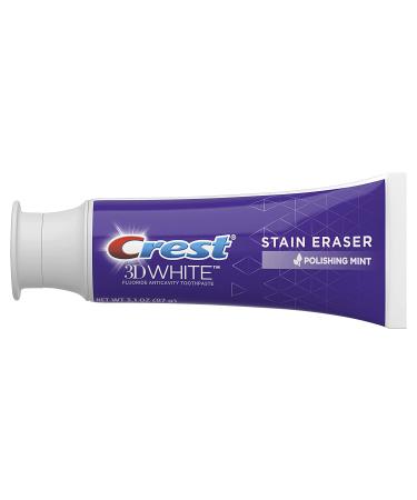 Crest 3D White Stain Eraser Teeth Whitening Toothpaste - Polishing Mint 3.1 oz (Pack of 2) - Buy Online on GoSupps.com