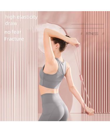 8-Shaped Handle Fitness Resistance Band for Shoulder & Back Exercises | Yoga Equipment | Chest Expansion Tension Bands for All - Buy Online on GoSupps.com