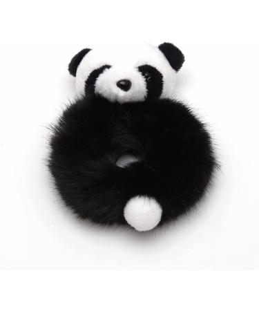 Cute Panda Elastic Hair Ties Cartoon Animal Ponytail Holders Accessories Lovely Hair Scrunchie Hair Styling Hair Pins - Buy Online on GoSupps.com