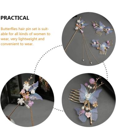 LALAFINA 1 Set Hair Comb Gold Hair Accessories Women Hair Accessories Hair Accessory for Women Antique Hair Sticks for Buns Vintage Hair Pin Hair Fork Alloy Girl Bride Chopsticks - Buy Online on GoSupps.com