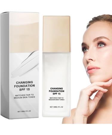  G n rique Foundation Color Changing 30ml Color Changing Transformation Foundation for Warm Complexions Nude Liquid Concealer Nude Concealer Suitable for Skin - Buy Online on GoSupps.com