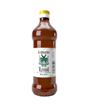Original bike shower linseed oil from the Spreewald village Raddusch cold pressed unfiltered 100% natural clean and natural linseed oil omega 3 vegan pure natural product from the Spreewald (500 ml) - Buy Online on GoSupps.com