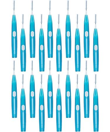 2 Sets of 20 Push-Pull Interdental Brushes | Blue Toothpick & Dental Floss | Oral Care Essentials - Shop Internationally! - Buy Online on GoSupps.com