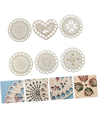 Villcase 18 STK Wooden Sewing Yarn Organizer | Cardboard Coil & Finishing Board for Dental Floss & Cross Stitch Threads - Optimal Storage Solution - Buy Online on GoSupps.com
