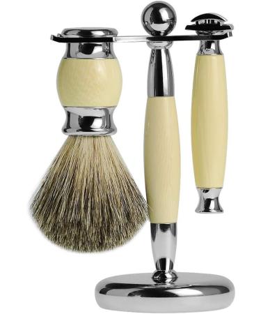 BUIDI Men s Manual Shaving Set | Beard Cleaning Brush Razor & Grooming Tools | Perfect Grooming Kit for Men - Buy Online on GoSupps.com
