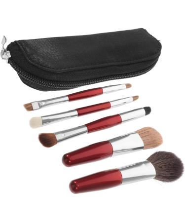 FRCOLOR 5 Sets makeup brush with bag travel makeup brush girls suit women s suits women makeup supplies beauty supply cosmetics brush loose makeup the face beauty tools - Buy Online on GoSupps.com