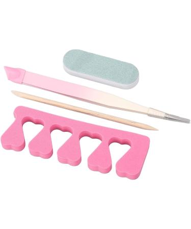 Straight Nail Tweezers Effective Grinding Bar Manicure Pliers Clippers with Finger Separator for Professional Household - Buy Online on GoSupps.com