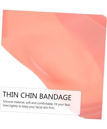 Angoily Silicone Beauty -lifting Artifact Chin Lift Strap Thin Belt Facial Firming Band V Line Belt Anti-aging Facial Silica Gel Pink Small Powder - Buy Online on GoSupps.com