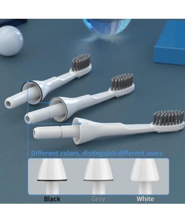 KOOVON Electric Toothbrush Replacement Heads - Sonicare Compatible 3 Pack | International Shipping Available - Buy Online on GoSupps.com