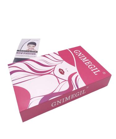 GNIMEGIL Short Curly Gray Wig for White Women - Golden Girls Costume Elderly Synthetic Wig - Buy Online on GoSupps.com