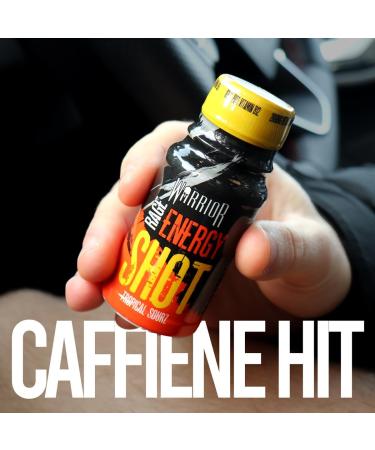 Warrior RAGE ENERGY SHOT 12-Pack - Pre Workout Drink with 200mg Caffeine, Natural Flavorings, Vitamin B6 & B12 - No Sugar Added (Blue Raspberry) - Buy Online on GoSupps.com