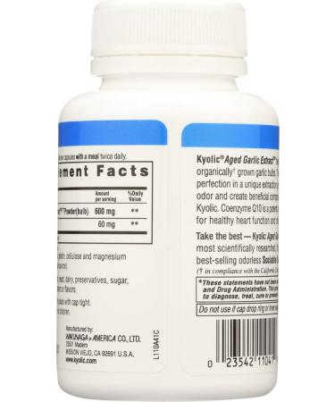 Premium Garlic Extract with Co-Q-10 Formula | 110 Capsules for Heart Health & Antioxidant Support - Shop Internationally - Buy Online on GoSupps.com