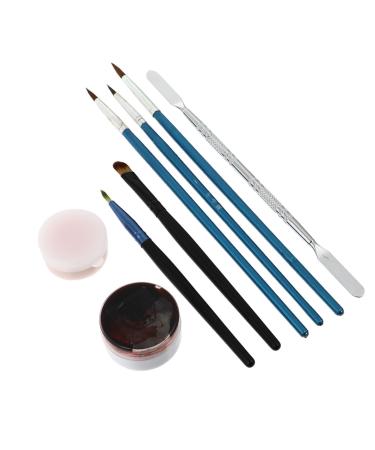 Angoily 1set Halloween Scar Cream Oil Makeup Kit Alloween Fake Wound Scar Wax Blood Kit Zombie Festival Cosplay Fake Arm Face Halloween Wound Wax Blood Make up Adjust The