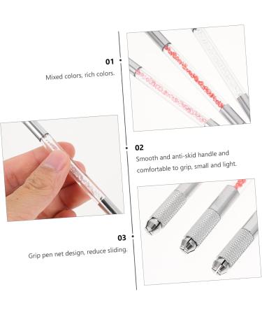 Healeved 9 Pcs Fruit Embroidery Pen Microblading Needle Pen Makeup Tool Eyebrow Embroidery Hand Tools Plastic 1 count (Pack of 1) Assorted Colorx3pcs - Buy Online on GoSupps.com