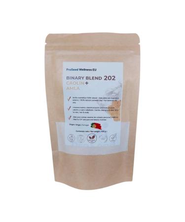 Kaolin White Clay + Amla - Brightening Face Mask and Skin Care - 100% Natural | Binary Blend 202 - 100 g