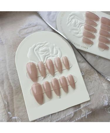 New Handmade Nail Wearing Heavy Industry Long Nail Handmade Nail Beautification False Nail Patch(Almond-shaped M)