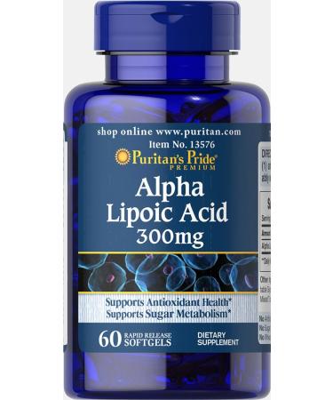 Puritan's Pride Alpha Lipoic Acid 300 mg