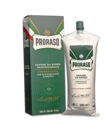 PRORASO - Shaving Cream Eucalyptus Shaving Cream Green 500 ml