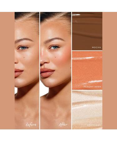 SOSU Cosmetics Liquid Highlighter Champagne Tint Lightweight GelCream with Licorice Extract and Vitamin E Satin Finish - Buy Online on GoSupps.com