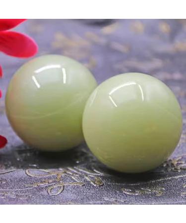 Unbit Baoding Balls - Green Stress Balls for Adults | Marble Chinese Health & Massage Exercise | Stress Relief & Hand Exercise - Buy Online on GoSupps.com