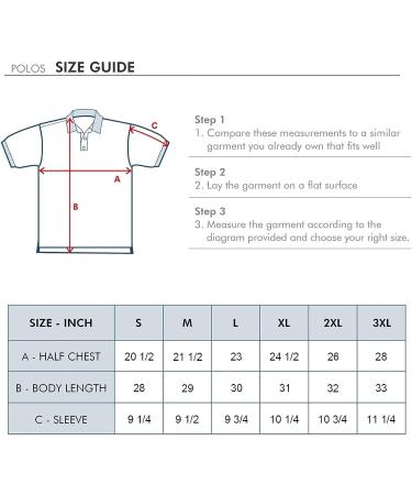 Men's Dry Fit Short Sleeve Golf Shirt, Moisture Wicking Polo - White, Large - Buy Online on GoSupps.com
