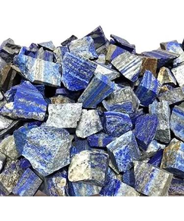 6pc 35g-50g Natural Blue raw Quartz Stone Lapis Lazuli Rough Crystal Minerals Chakra Reiki Balancing - Buy Online on GoSupps.com