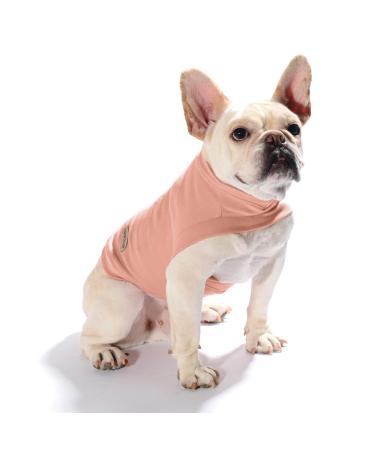 Caracaleap dog sweater-dog coat soft and warm t-shirt dog winter clothing coat cat sweater sweater for medium-sized dogs L orange-pink