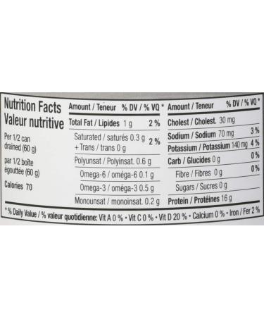 Clover Leaf Solid White Tuna Low Sodium Albacore In Water - 170g 24 Count - Canned Tuna - Excellent Source Of Protein - 16g Of Protein Per 55g Serving Drained - 100% Wild-Caught and Traceable Tuna - Buy Online on GoSupps.com