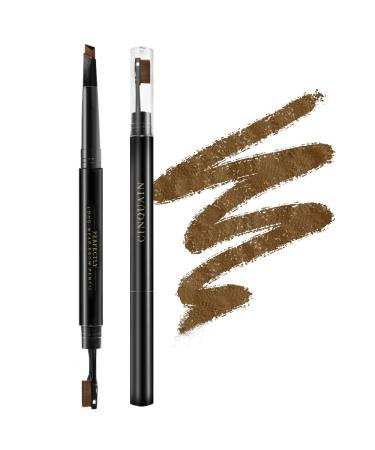 SHILLS Professional Eyebrow Pencil Long Lasting Eyebrow Pencil Eyebrow Dark Brown Pencil Makeup Waterproof Brow Pencil 2 Count (2 Charcoal Brown)