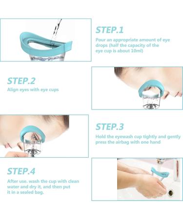 Chen0 Super Eye Mussels - Professional Eye Cleaning Tool | Manual Air Pressure Eye Rinsing Cup for Refreshing and Cleansing Your Eyes - Buy Online on GoSupps.com