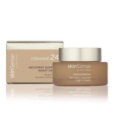 SkinSense Ceramide24 Recovery Support Night Cream 50ml Anti-Ageing Night Moisturiser for Mature Skin Skin Support Night Ritual Cream Repairing Night Lotion