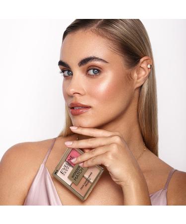 Eveline Contour Palette Wonder Match 4 in 1 for face contouring with blush bronzer highlighter and powder vegan - Buy Online on GoSupps.com