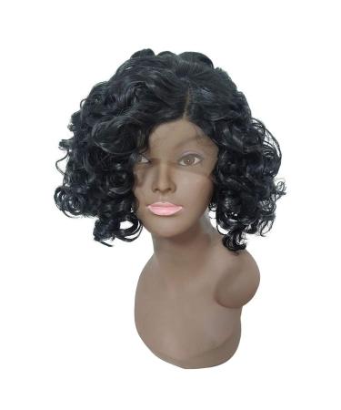 Wig Women Black Wavy Curly Synthetic Curly 60s 70s 80s 50s Hair