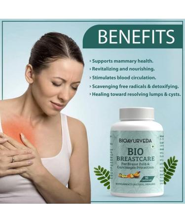 YANG Bio Breastcare Capsule for Breast Pain and Carcinogen Protection 90 Capsules - Buy Online on GoSupps.com