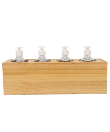 4 bottles of massage oil heater electrical mass oil heater massage oil heater with constant temperature for therapists and spa use heat therapy mass heater (EU connector)