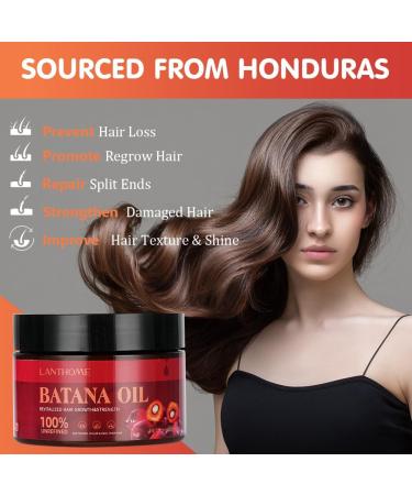 ACWOO Raw Batana Oil for Hair Growth 120ML Organic Batana Oil Pure & Natural Batana Oil for Healthier Thicker Fuller Hair Eliminate Hair Split Ends Repairs Damaged Hair for Men & Women - Buy Online on GoSupps.com