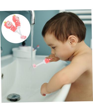 Ipetboom 6 STK Children's Toothbrush Set - Soft Bristle Travel Toothbrushes with Cute Bear Design - Perfect for Kids - Sch ttgut Reisen Kieselgel Rosa - Buy Online on GoSupps.com