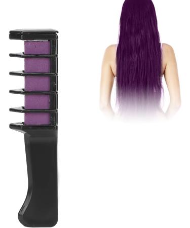 Qukaim Washable Hair Color Comb Hair Chalk Comb Portable Temporary Hair Color Washable Dye Easy Purple - Buy Online on GoSupps.com