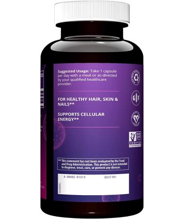 MRM Biotin 60 Vegan Capsules - Boost Hair, Skin & Nail Health - Buy Online on GoSupps.com