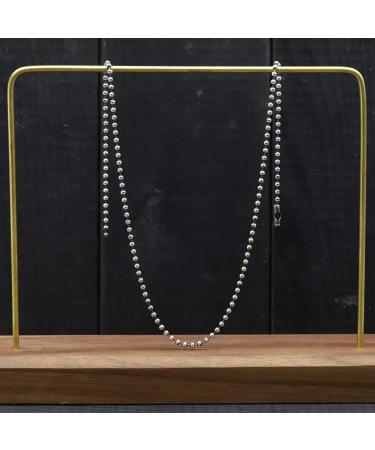 Tiparts 30ft Stainless Steel Ball Chains Necklace Set with 20 Connectors Clasps - 2.4mm Silver Bead Chain Kit - Buy Online on GoSupps.com