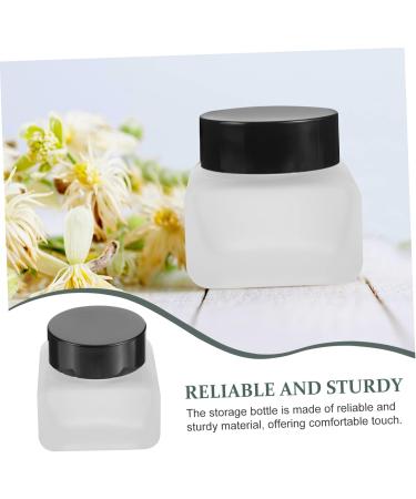 Mikinona Travel Cosmetic Containers Face Cream Jar Travel Sample Container Toiletry Bottle Body Butter Jars Refillable Cream Jar Sample Jars Portable Cosmetic Jar Glass Make up Oil Seed - Buy Online on GoSupps.com