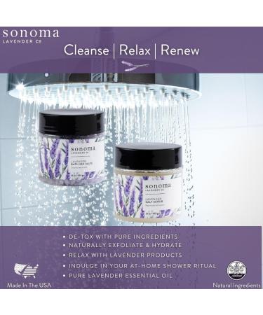 Sonoma Lavender Body Scrub - All Natural Sea Salt Scrub for Radiant Skin | 22oz Essential Oils - Buy Online on GoSupps.com