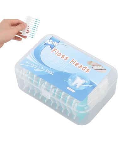TOPINCN 200Pcs Interdental Brush Set - Professional Toothpick Flossing Tool with Portable Case (Mint Green) for Effective Dental Care - Buy Online on GoSupps.com
