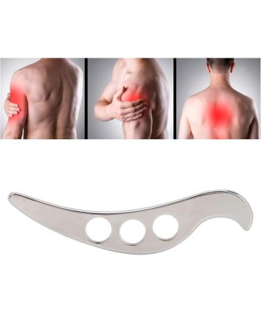 Verdant Touch Gua Sha Massage Tool | Stainless Steel Schaber for Home & Business | Portable Muscle Massager for Glatter Experience - Buy Online on GoSupps.com