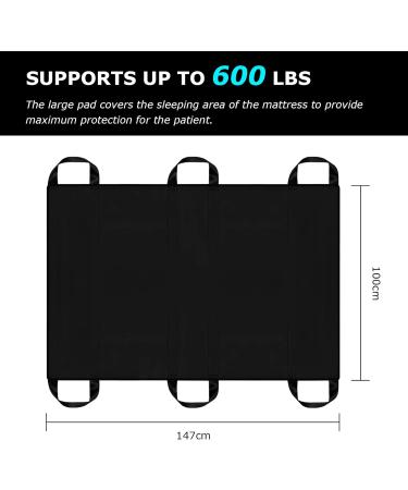 Lotchen Patient Transfer Board - Durable 100x147cm with Handles for Overweight & Elderly Care - Ideal Patient Transfer Solution - Buy Online on GoSupps.com