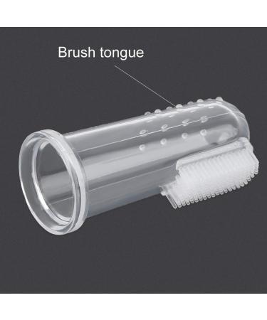 Agatige 10pcs Baby Finger Toothbrush - Soft Silicone Infant Toothbrushes for Newborns | International Shipping Available - Buy Online on GoSupps.com