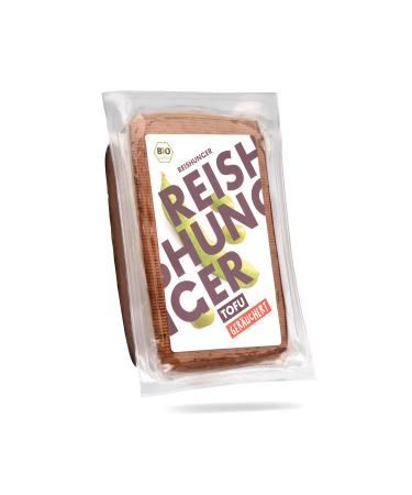 Reishunger organic tofu smoking 4x200 g - smoking fou made of organic soybeans from Austria - vegetable protein - gluten -free & vegan - unkapped smoking 4 x 200 g