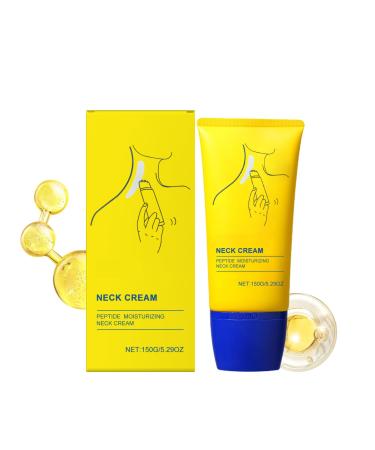 Neck Cream with Firming Roller - Tightens Skin Reduces Wrinkles & Lifts for Youthful Look Hydrating Formula 5.29 OZ
