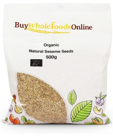Organic Natural Sesame Seeds 500g (BWFO) - Buy Online on GoSupps.com