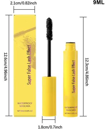 Waterproof eye mascara - Defined lash effect achieve a lifted look | Perfectly defined and lightweight lashes weighted lashes enhanced nourishment holds a defined lash - Buy Online on GoSupps.com